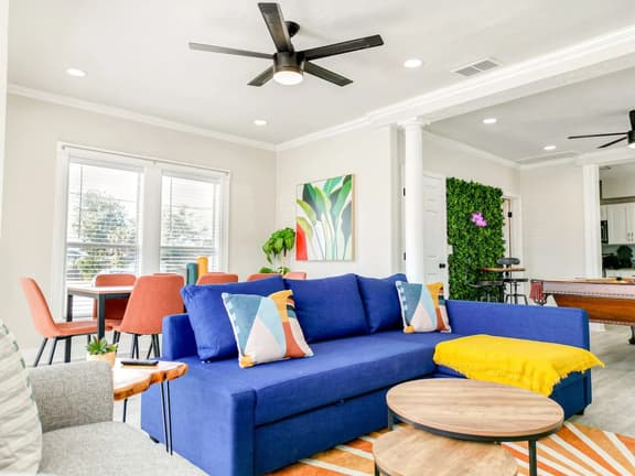 Spacious 4BR Coastal Home with Pool Table Minutes from the Beach - Image 1